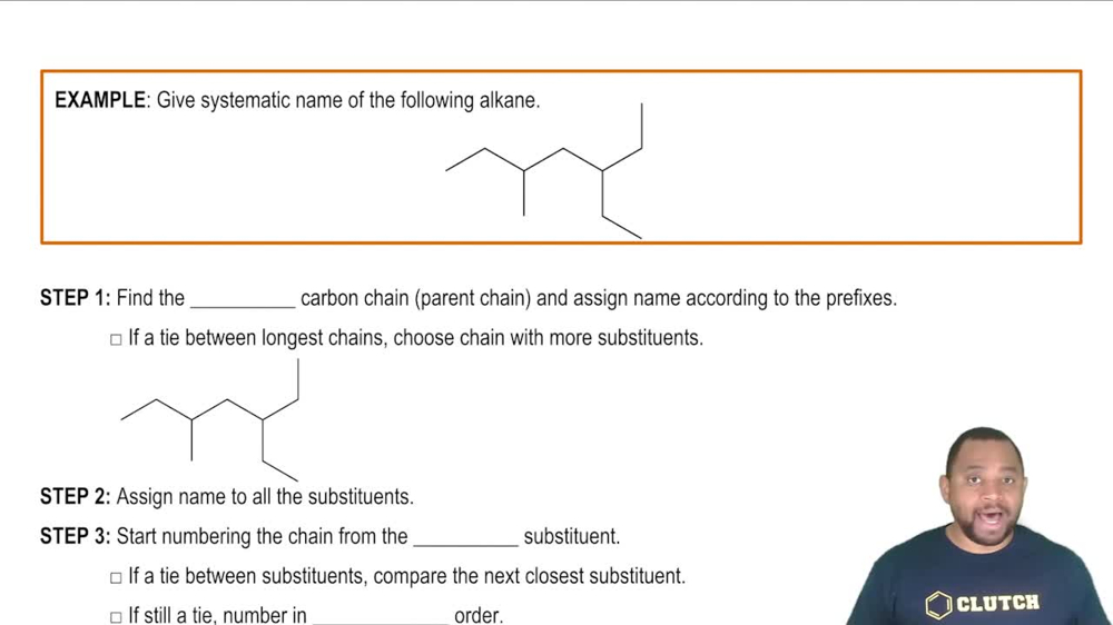 Naming Alkanes with Substituents Example