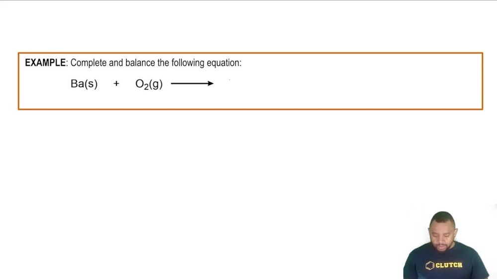 Oxides, Peroxides, And Superoxides Example