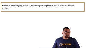 Molarity Calculations Example