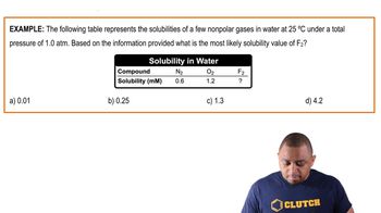 Gas Solubility Example