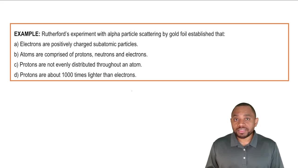 Rutherford Experiment Example