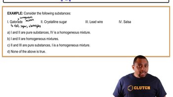 Classification of Matter Example