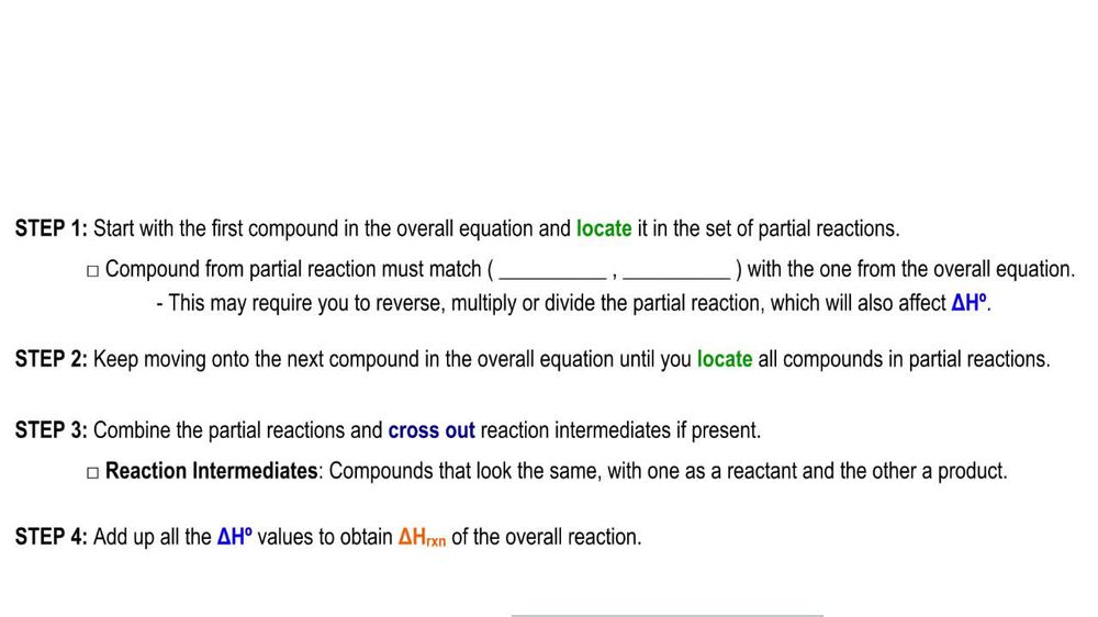 Hess's Law Example 2