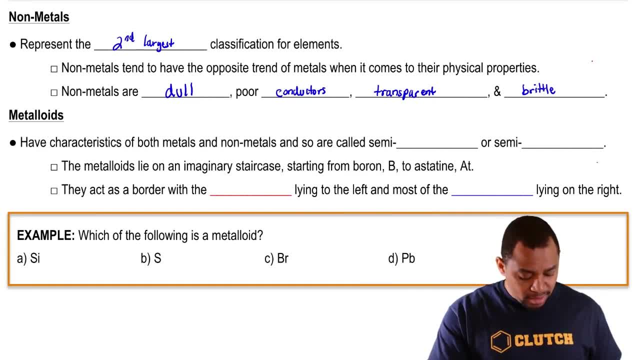 Metalloid Properties