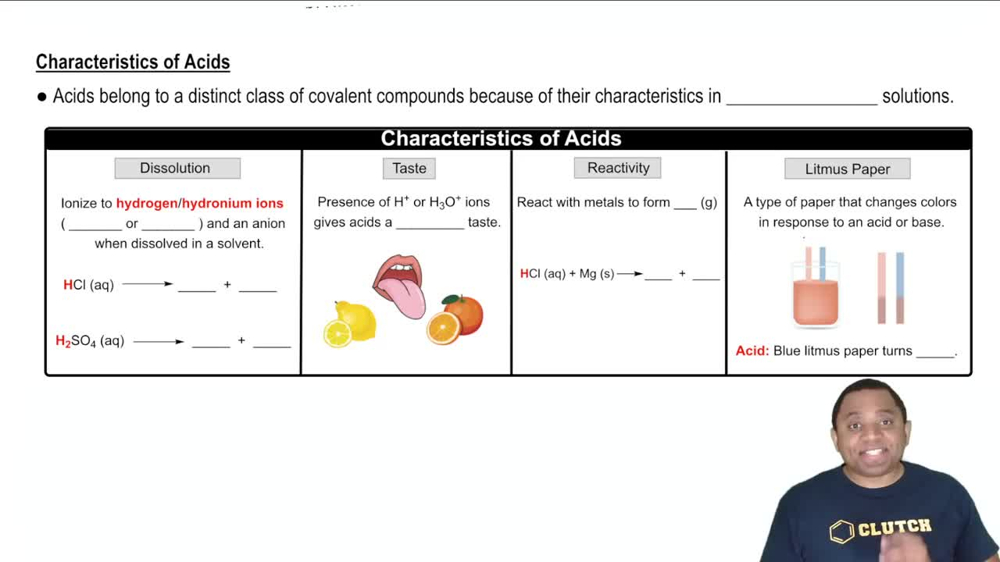 Acid Characteristics