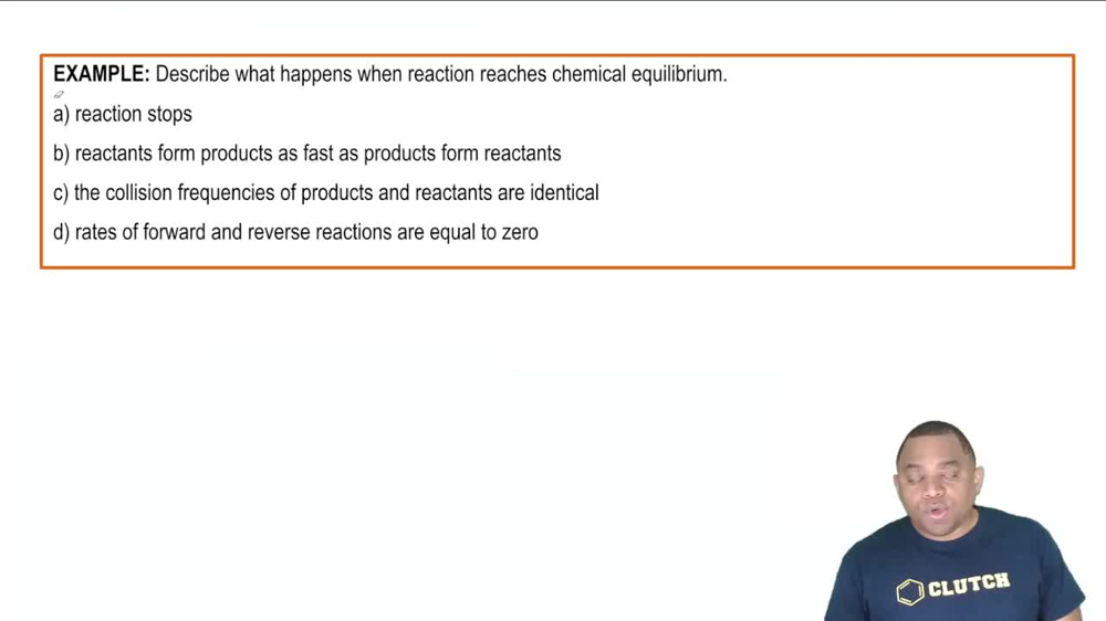 Chemical Equilibrium Example
