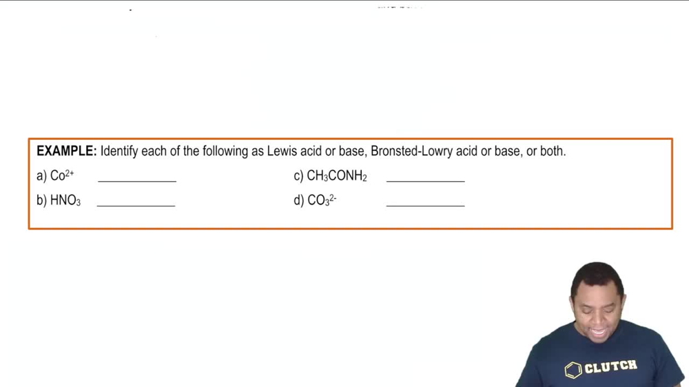 Lewis Acid-Base Identification Example