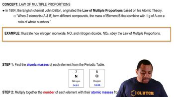 Law of Multiple Proportions