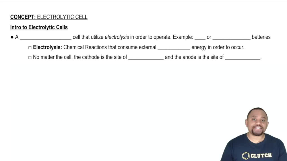 The Electrolytic Cell