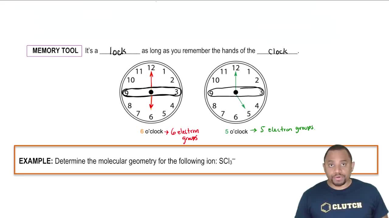 Drawing Molecular Shape Example