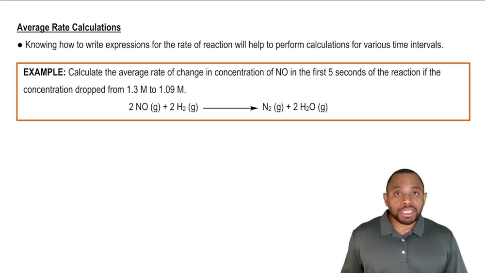 Average Rate Calculation Example