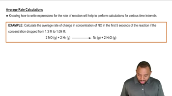 Average Rate Calculation Example