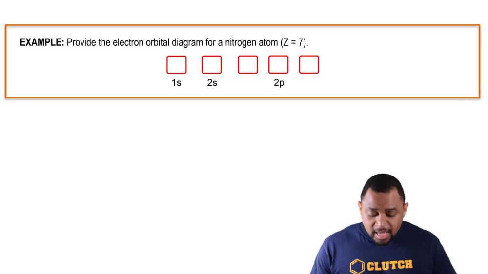 Electron Orbital Diagram Example