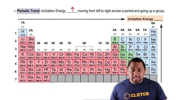Ionization Energy Trends