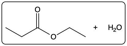 Product of carboxylic acid and alkene reaction, showing an ester formation.