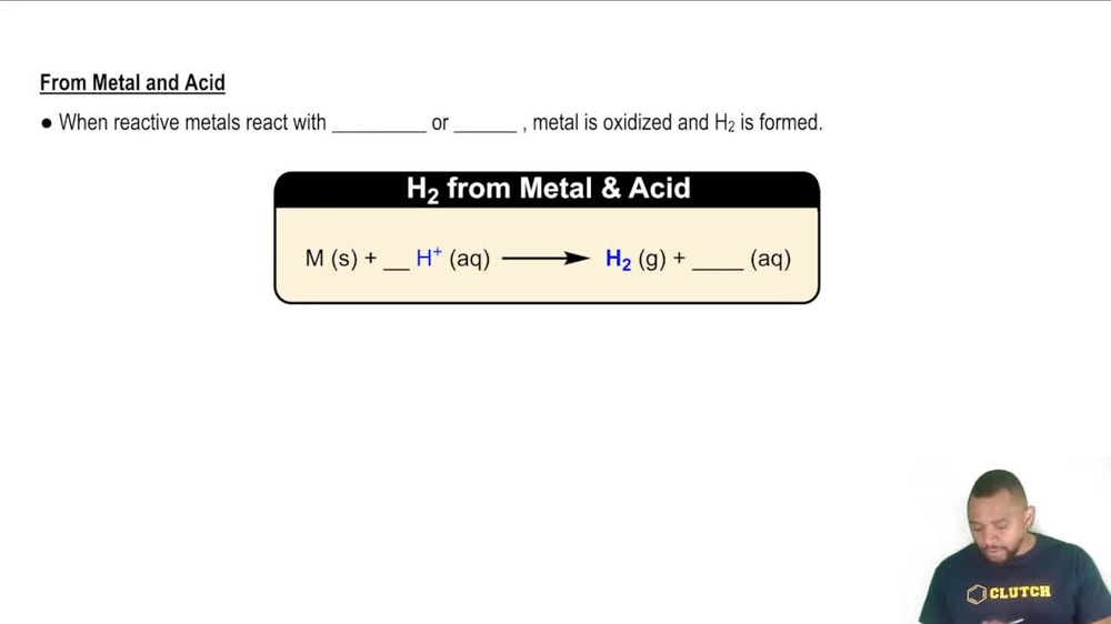 From Metal and Acid