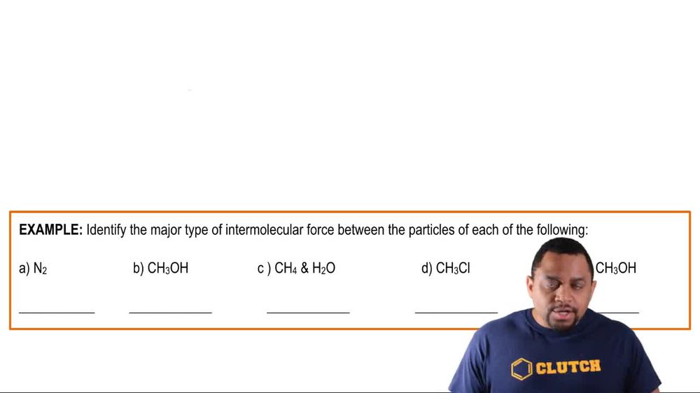 Intermolecular Forces Example