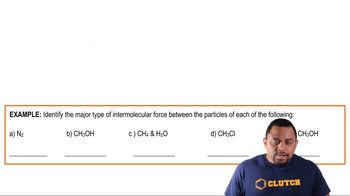Intermolecular Forces Example