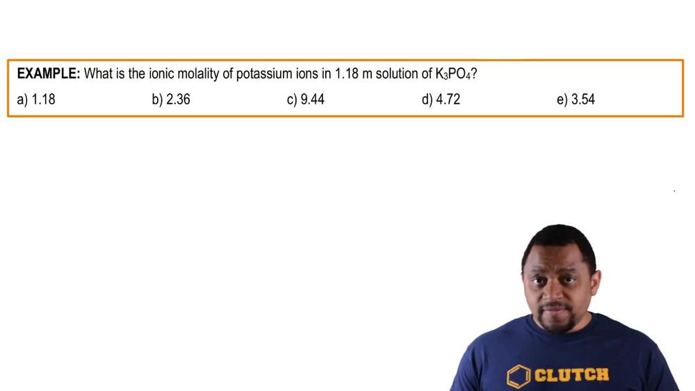 Ionic Molality Example