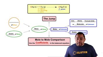 Gas Stoichiometry Chart