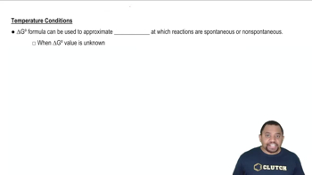 Standard Gibbs Free Energy and Temperature