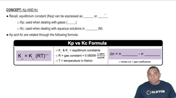 Kp vs. Kc Formula