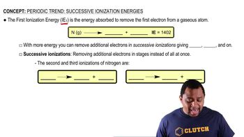 Successive Ionizations