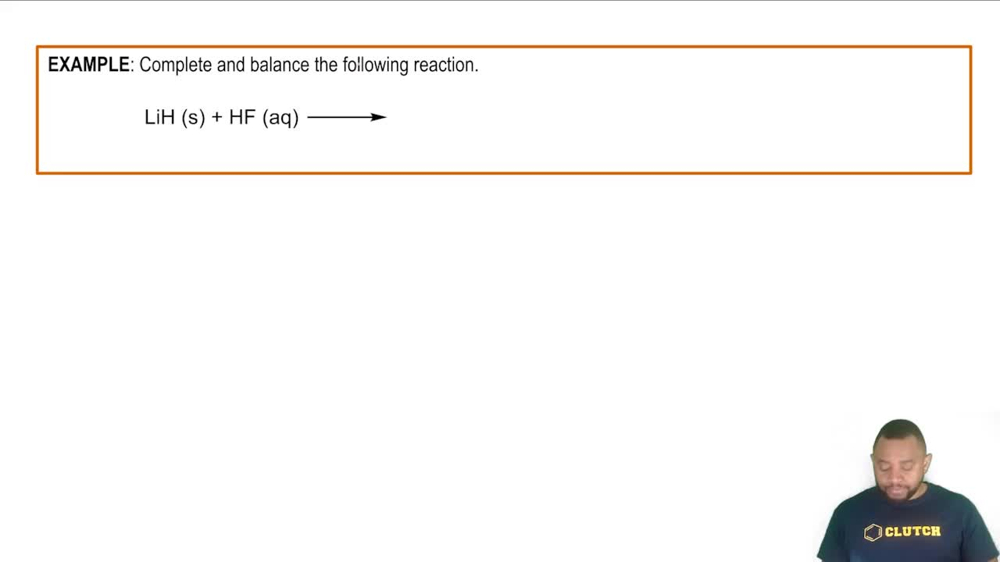 Production of Hydrogen Example