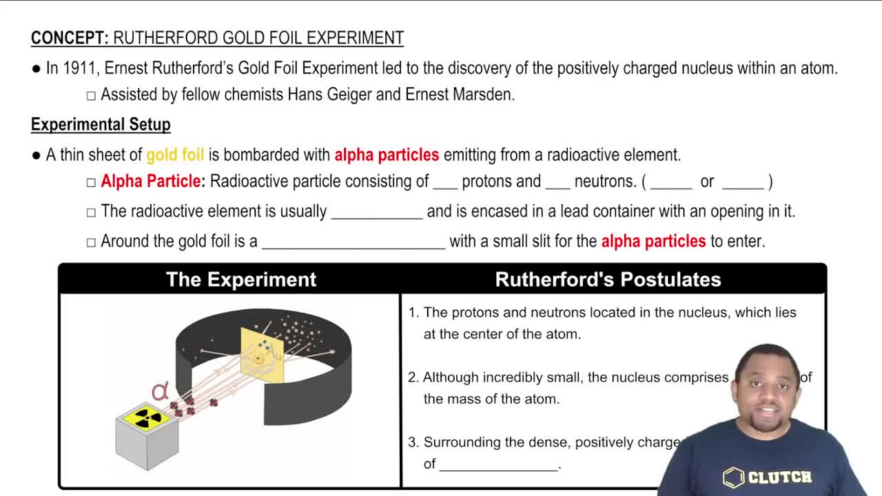 Rutherford Gold Foil Experiment