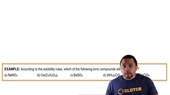 Soluble Ionic Solutes Example