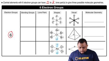 Molecular Geometry with Six Electron Groups 