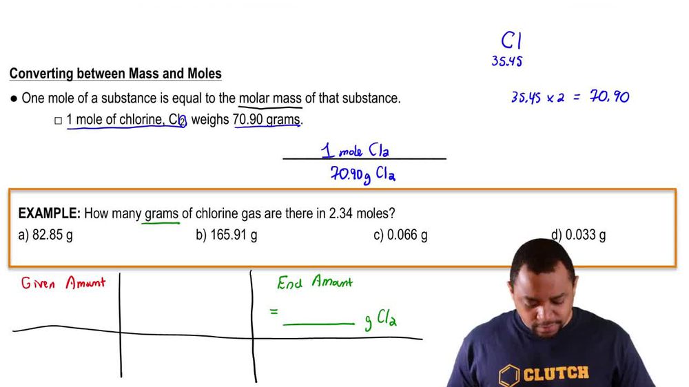Moles to Molecules Conversion Example