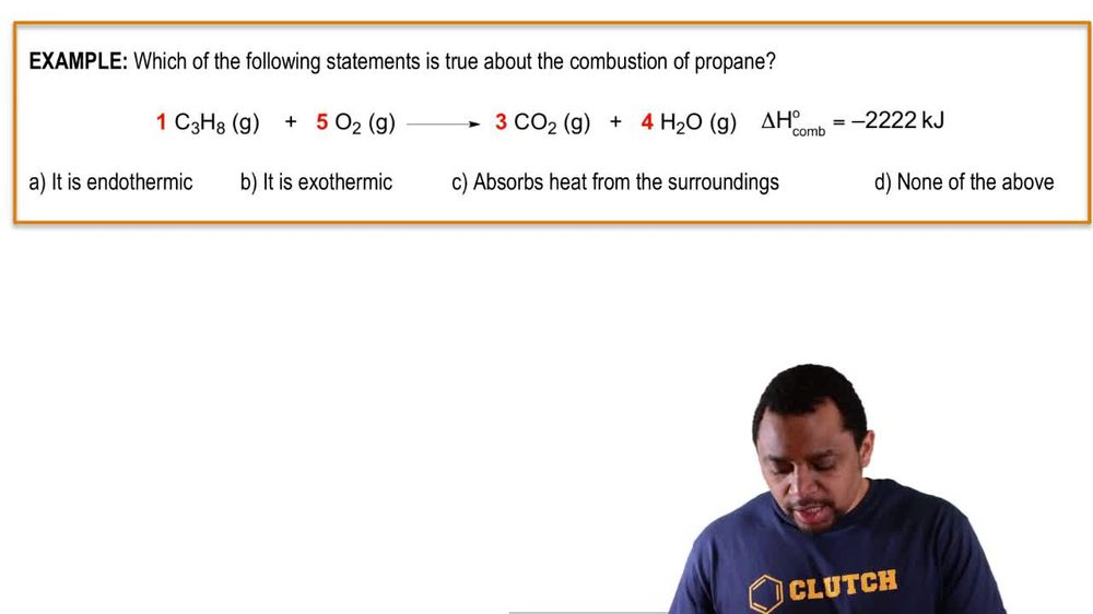 Constant-Volume Calorimetry Example 1