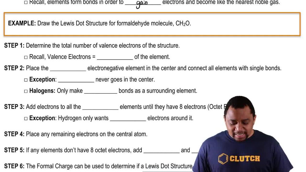 Lewis Dot Structures: Neutral Compounds