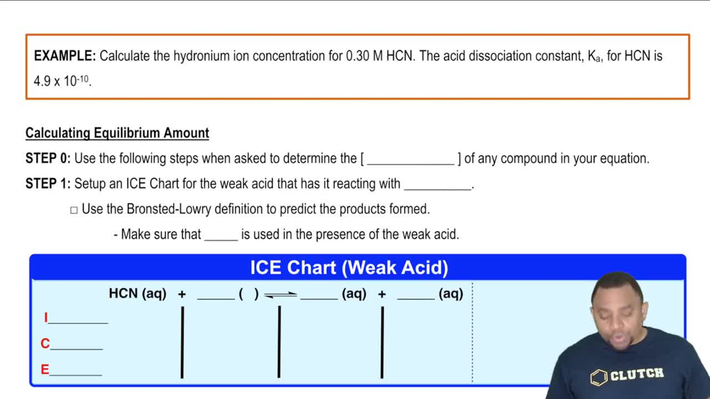 Hydronium Ion Concentration Example