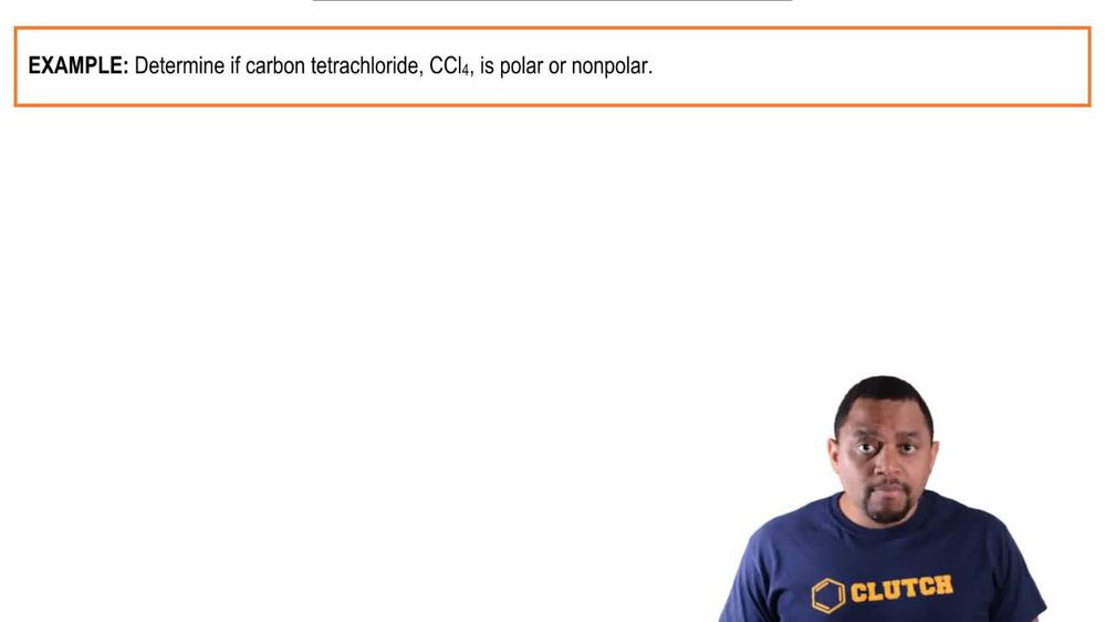 Carbon Tetrachloride Polarity Example