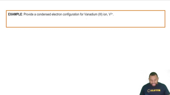 Electron Configurations Of Transition Metals Example