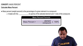 Mass Percent Calculation