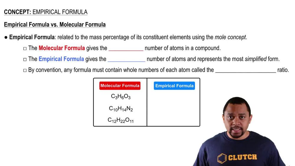 Empirical vs Molecular Formula