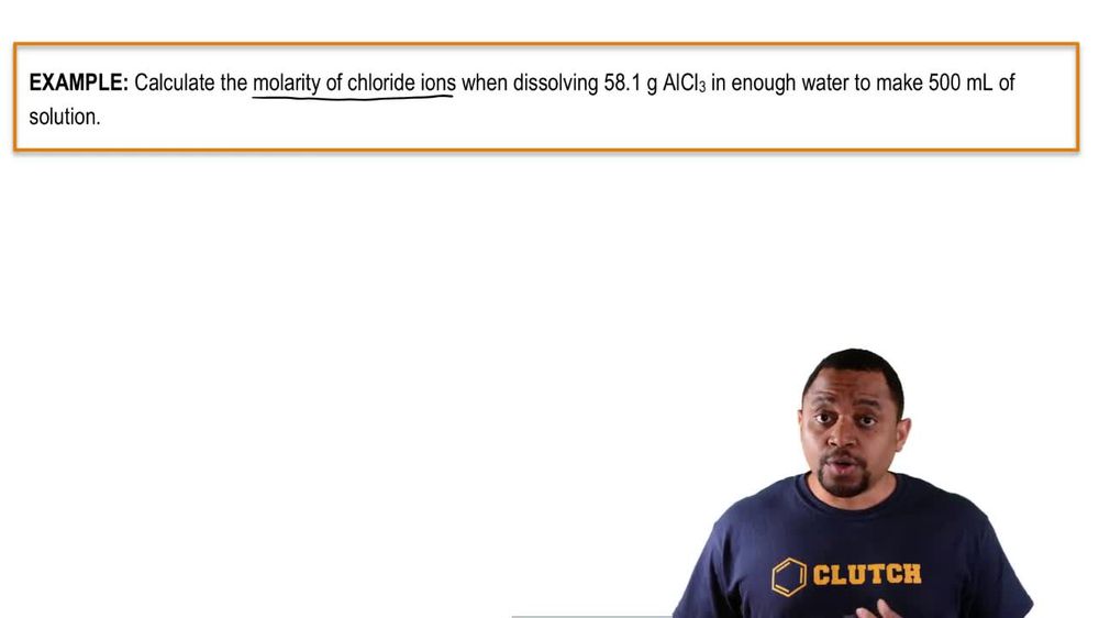 Osmolarity Calculation Example