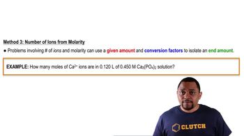 Molarity and Ions Example