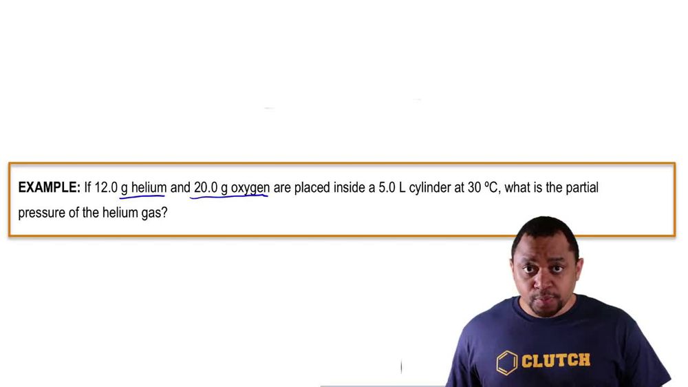 Partial Pressure Calculation Example