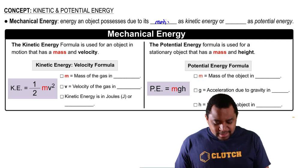 Kinetic & Potential Energy