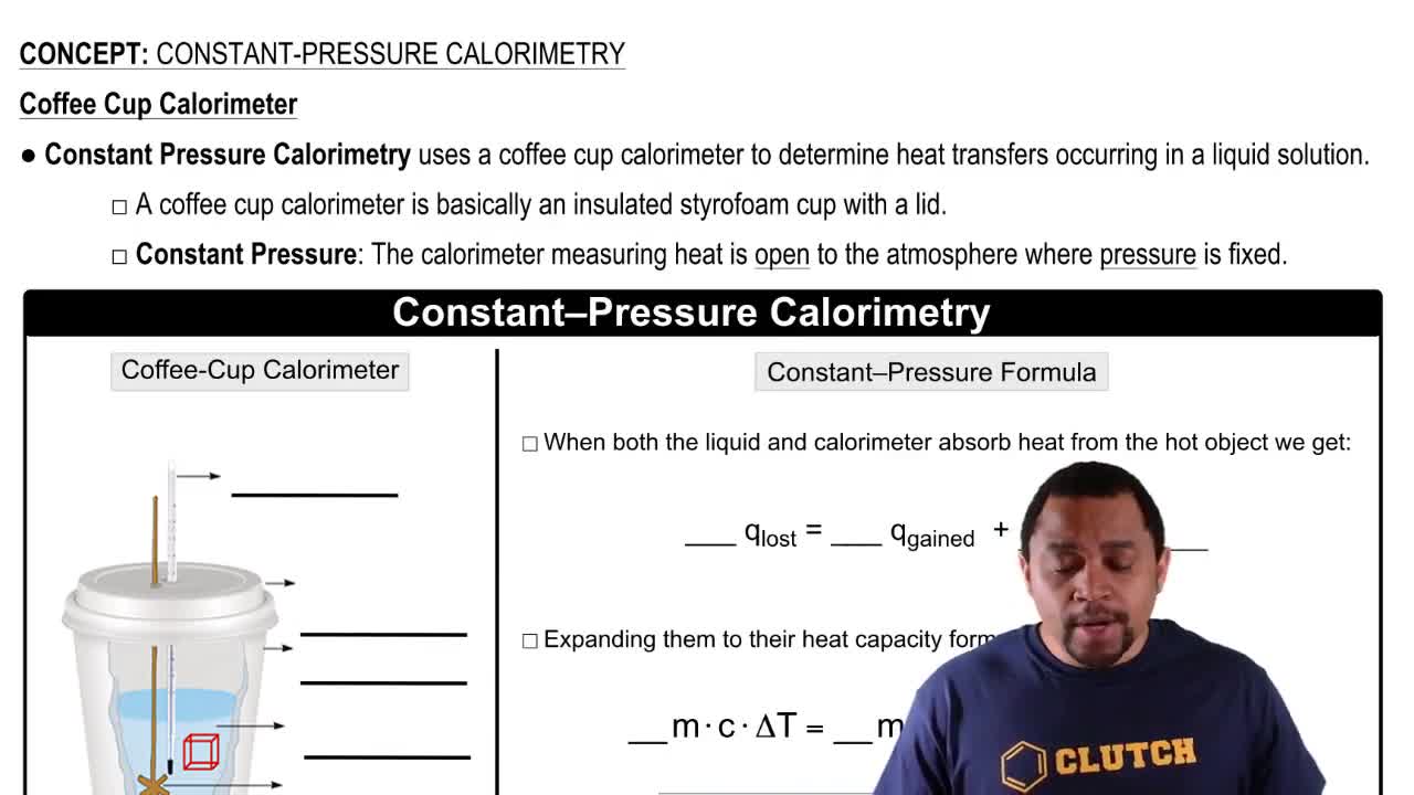 Constant-Pressure Calorimetry