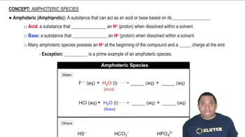 Amphoteric Species