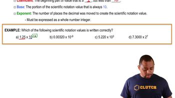 Scientific Notation Example