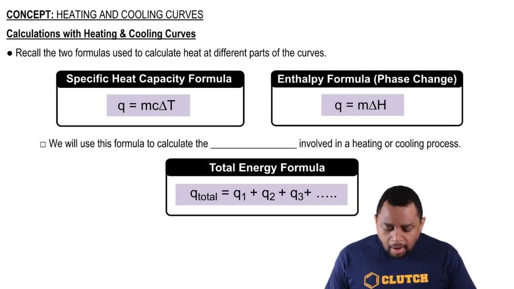 Calculations with Heating and Cooling Curves