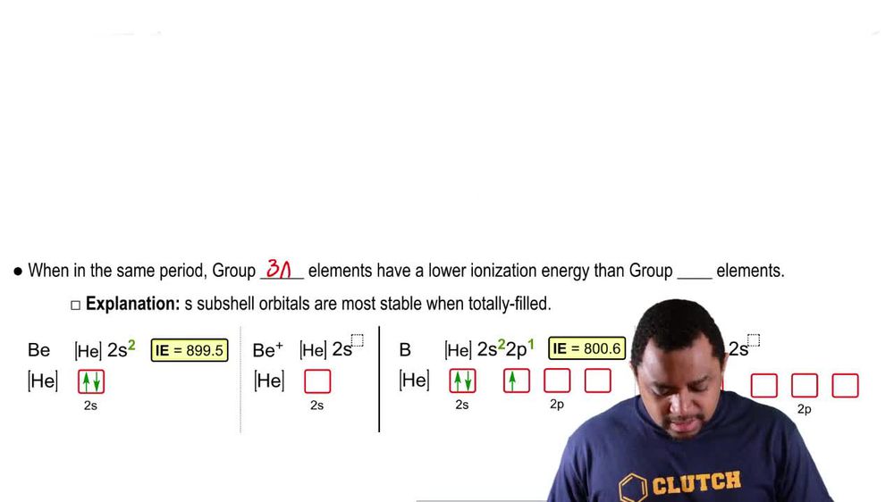 Group 3A vs. Group 2A Elements