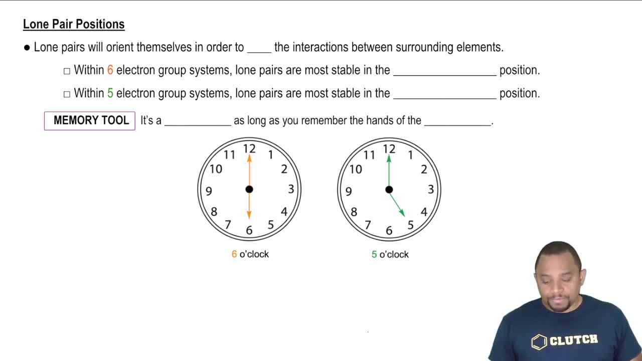 Lone Pair Positions