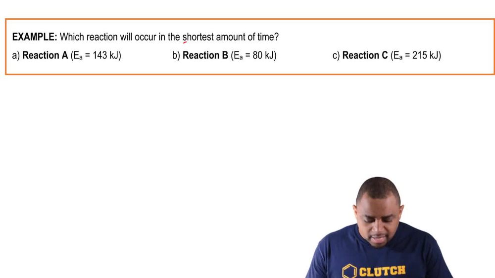 Speed of Reactions Example